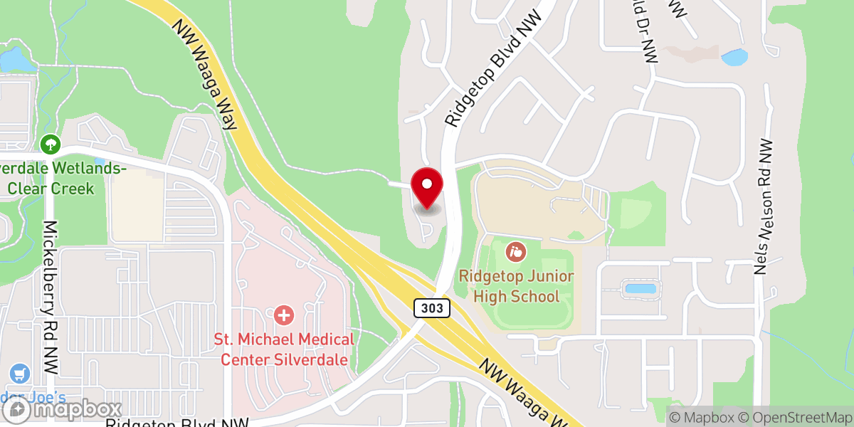 Map showing location of Spirit Song Church