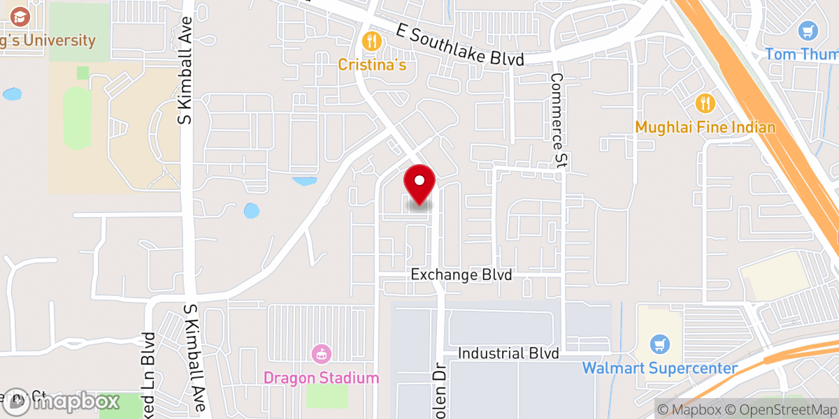 Map showing location of Gateway Church
