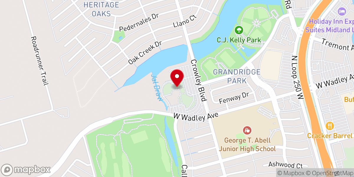 Map showing location of Stonegate Fellowship