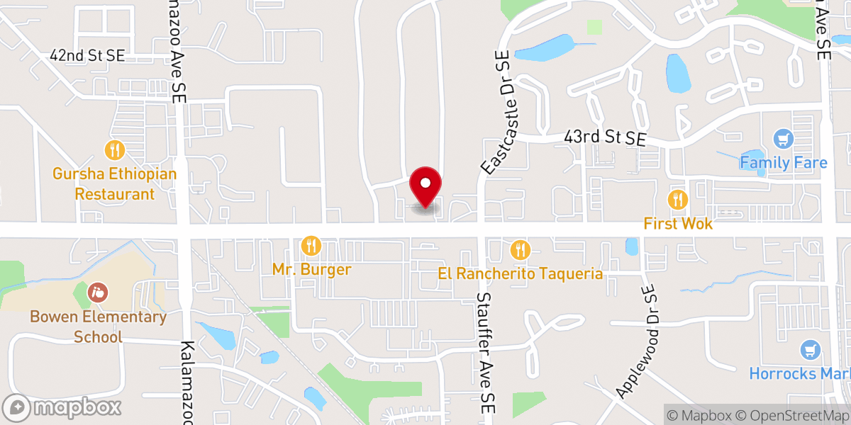 Map showing location of Apostolic Faith Church