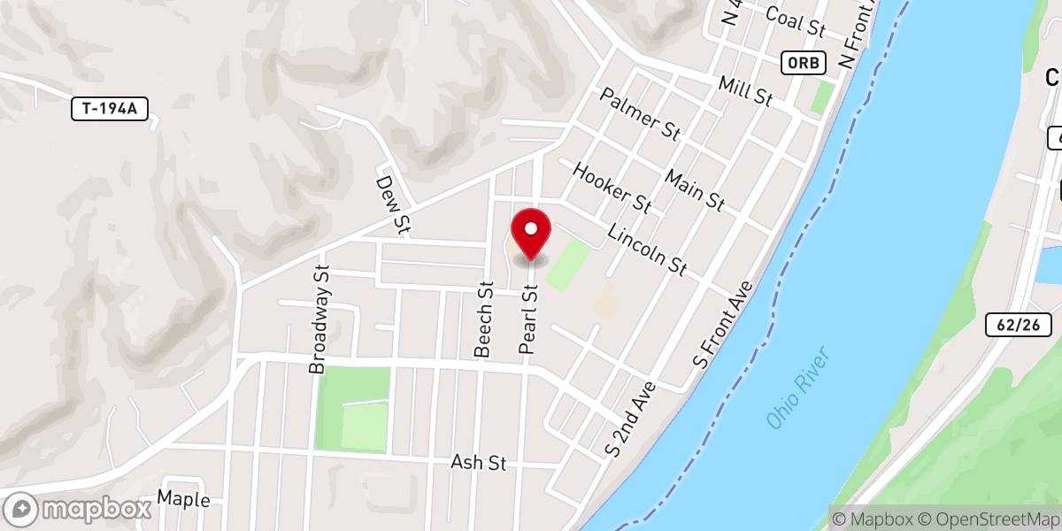 Map showing location of Middleport Community Association