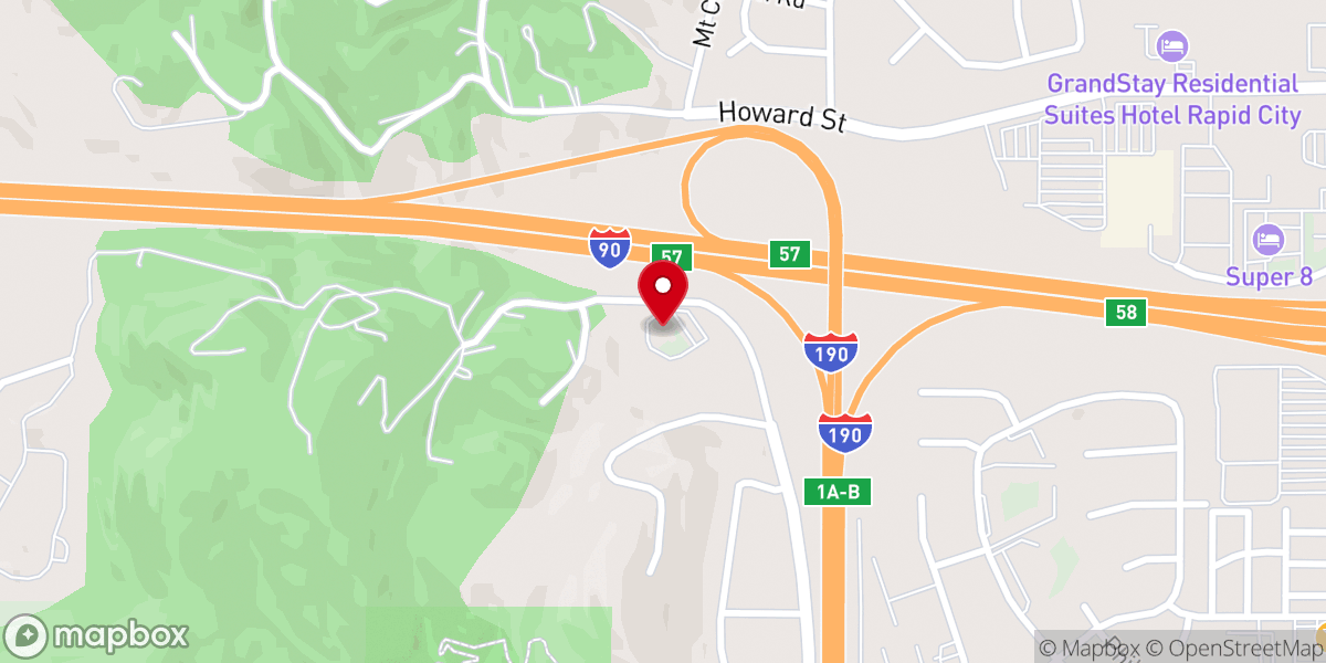 Map showing location of Rock Point Church