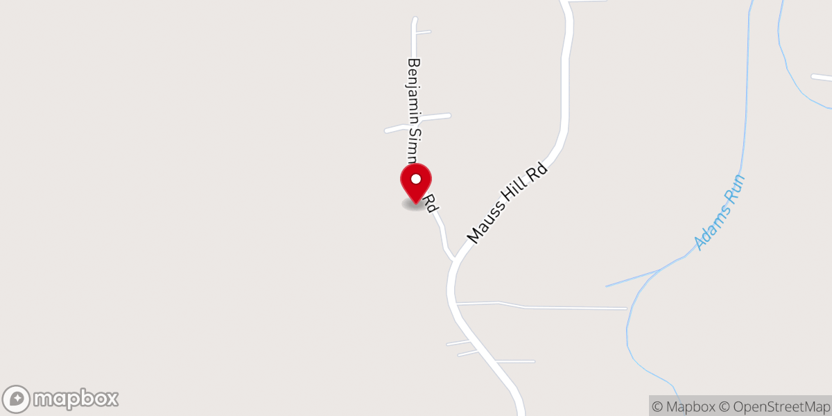 Map showing location of Smalls David