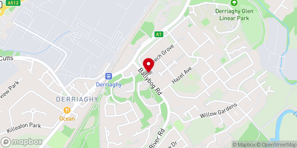 Map showing location of Seymour Hill Methodist Church