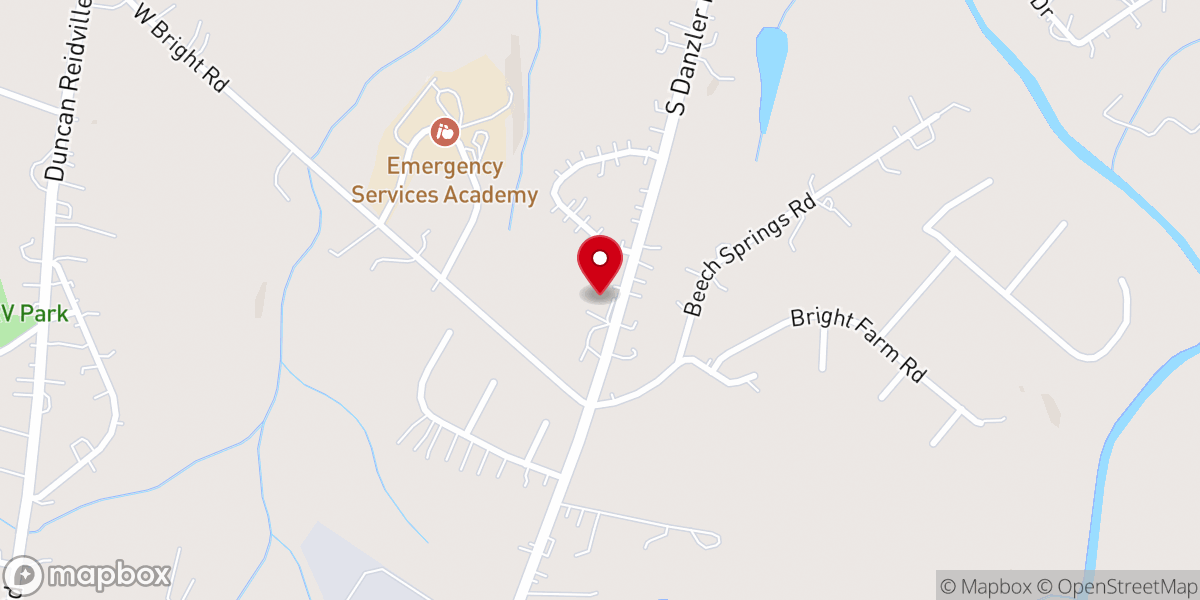 Map showing location of Sunshine House of Duncan