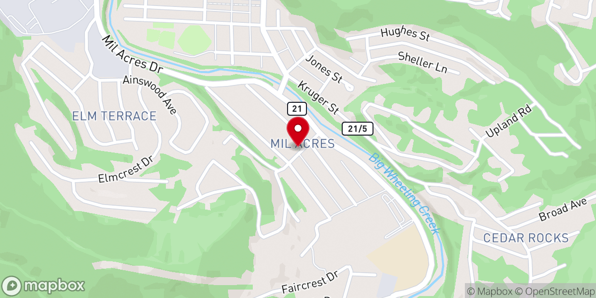 Map showing location of Blankenship J Robert