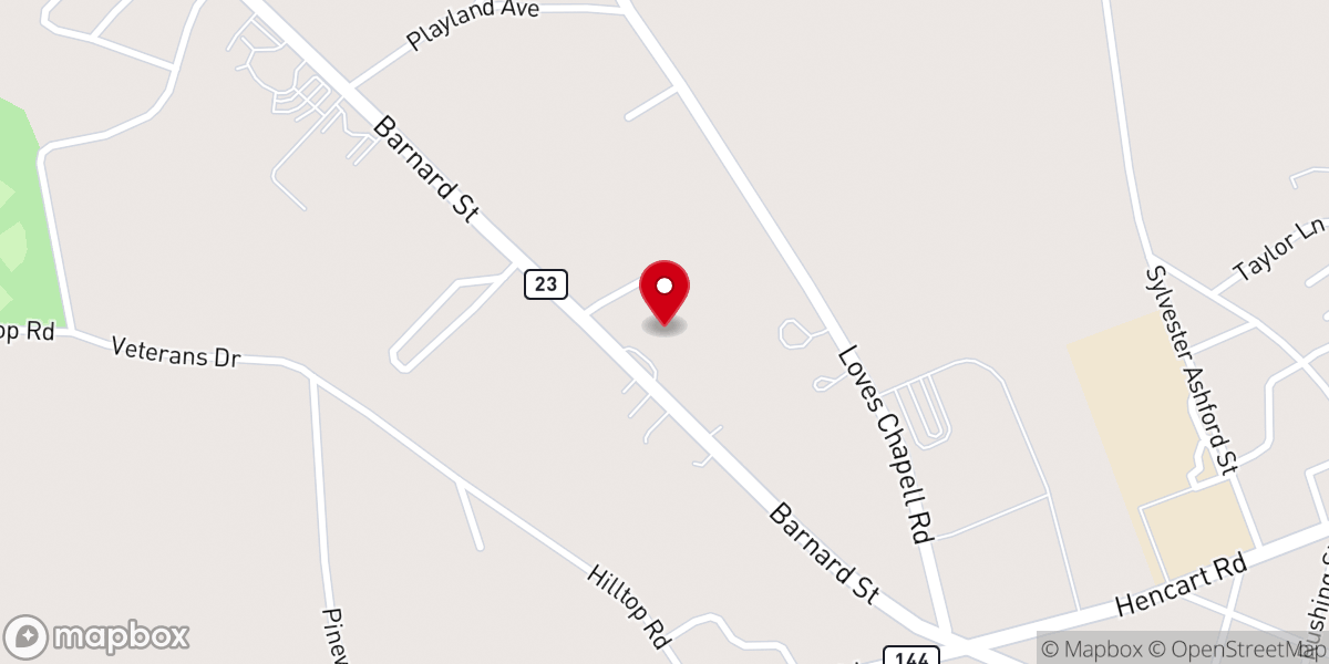 Map showing location of Upper Room Deliverance Center, Inc.