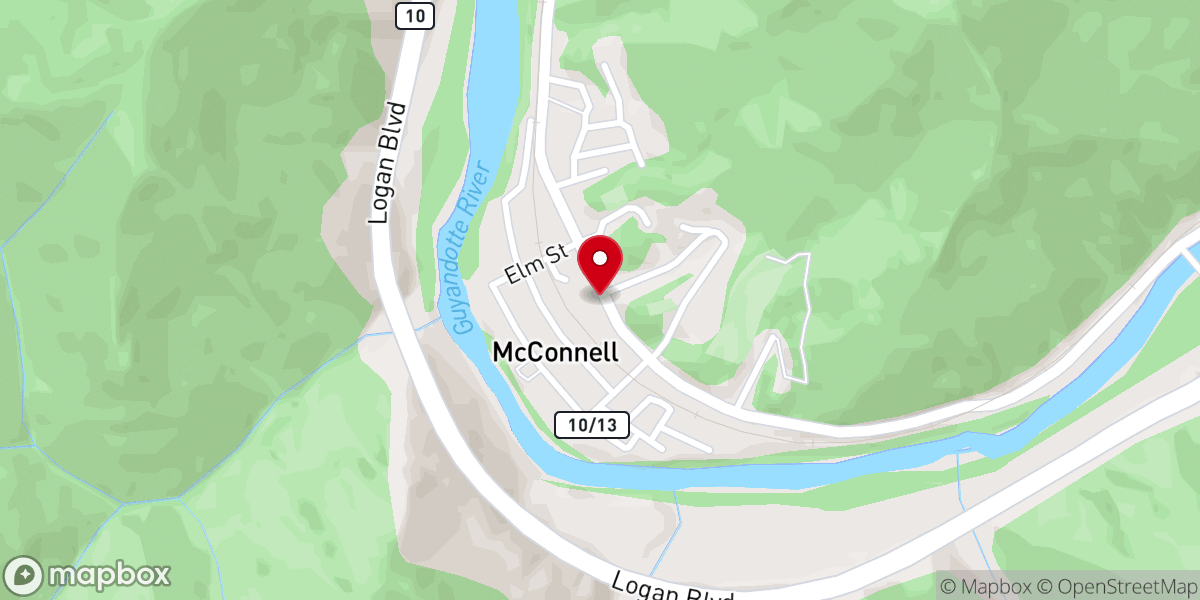 Map showing location of Faith Baptist Temple
