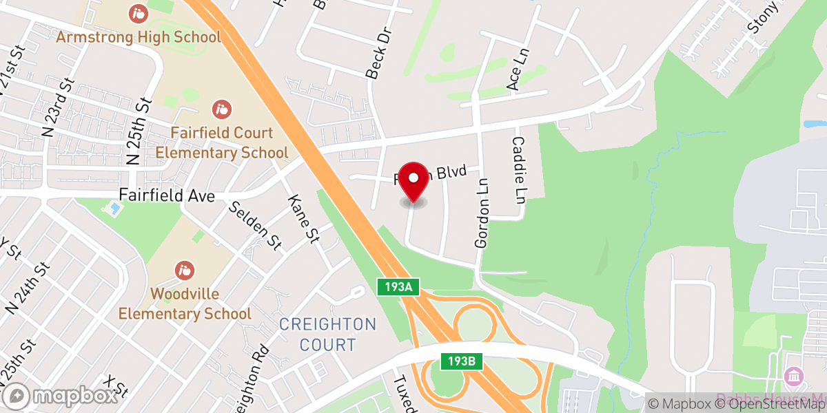 Map showing location of From the Heart Church Ministries of Richmond Inc