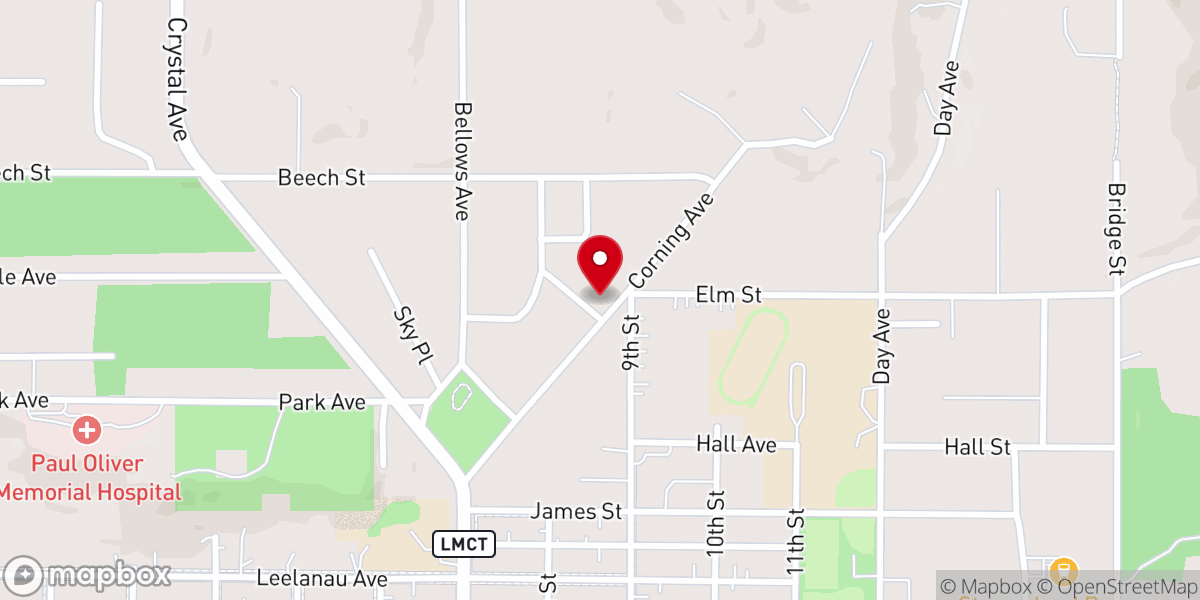 Map showing location of Family of Faith Nazarene