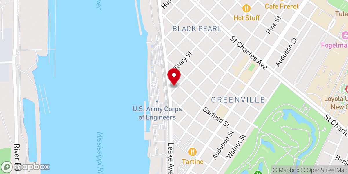 Map showing location of Greater Pleasant Green Baptist Church