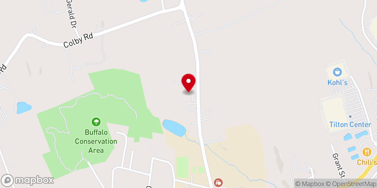 Map showing location of Calvary Independent Baptist Church of Tilton, NH