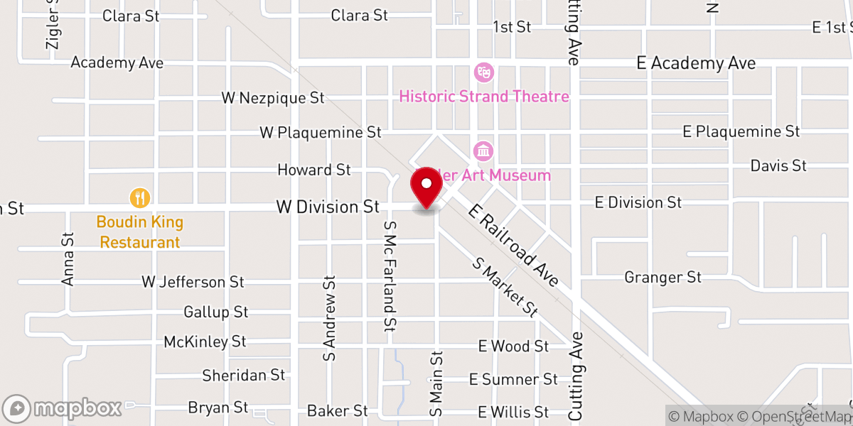 Map showing location of Faith Life Outreach Center