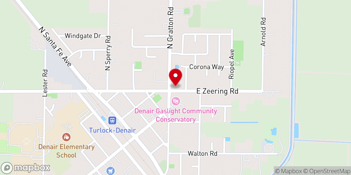 Map showing location of Lighthouse Baptist Church