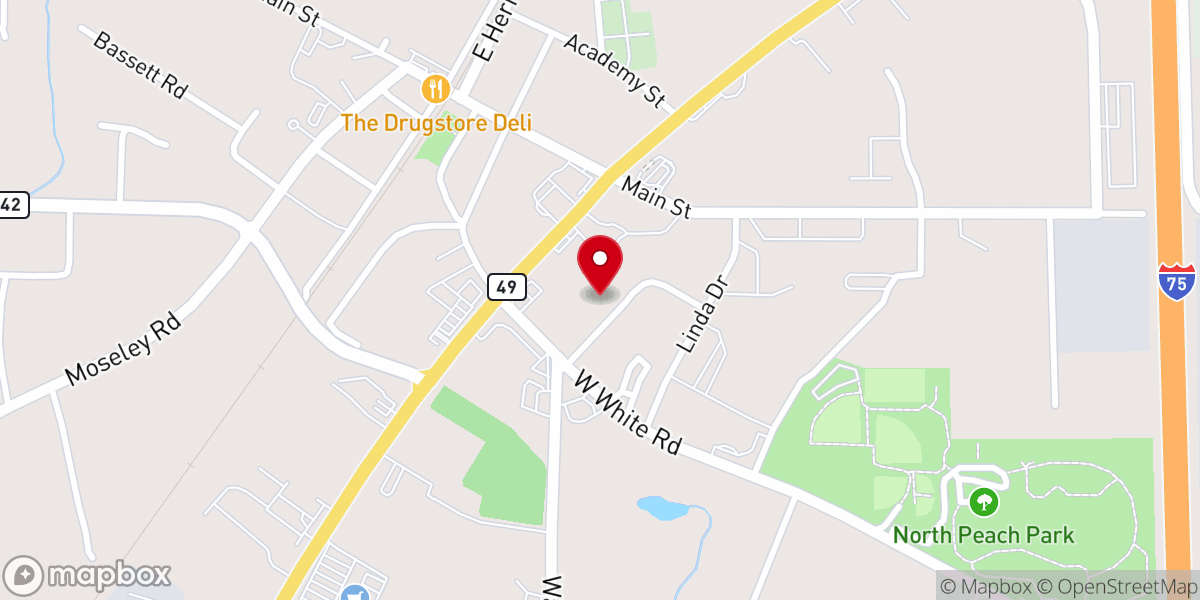 Map showing location of Spirit Led Life Spiritual Living Center