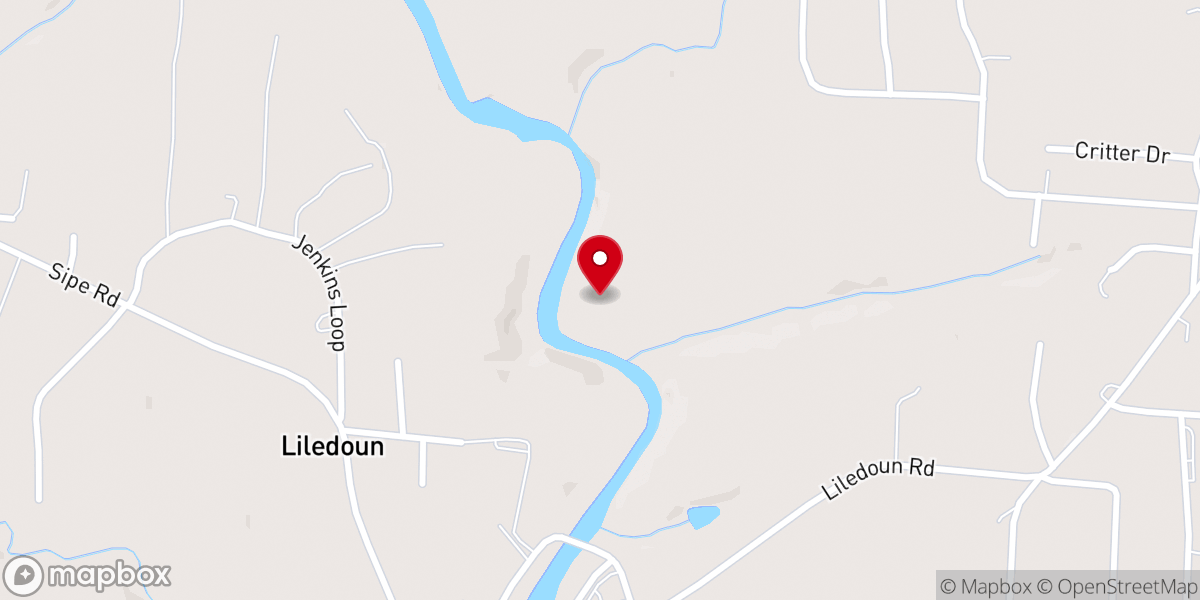 Map showing location of Leaping Calf Farm and Ministries Inc