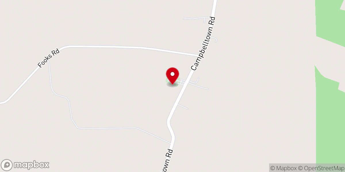 Map showing location of Curtis United Methodist Church