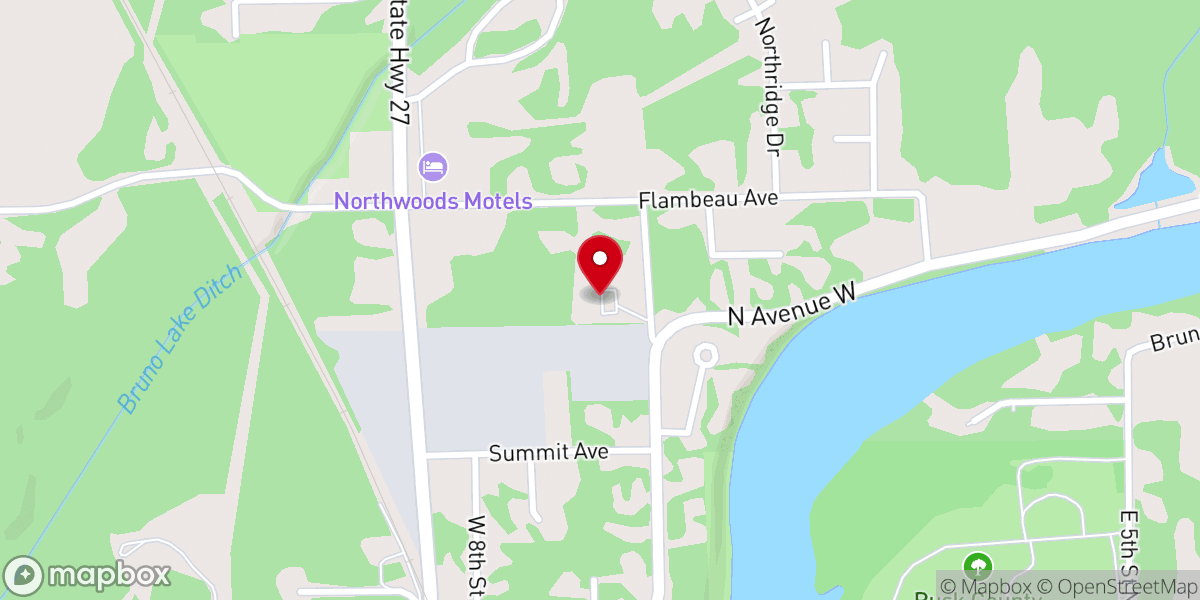 Map showing location of Spoken Word Church