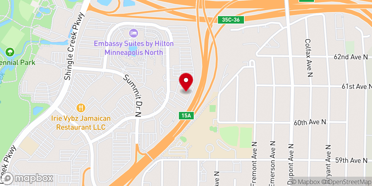 Map showing location of Pneuma Revival Center Assembly of God/AG