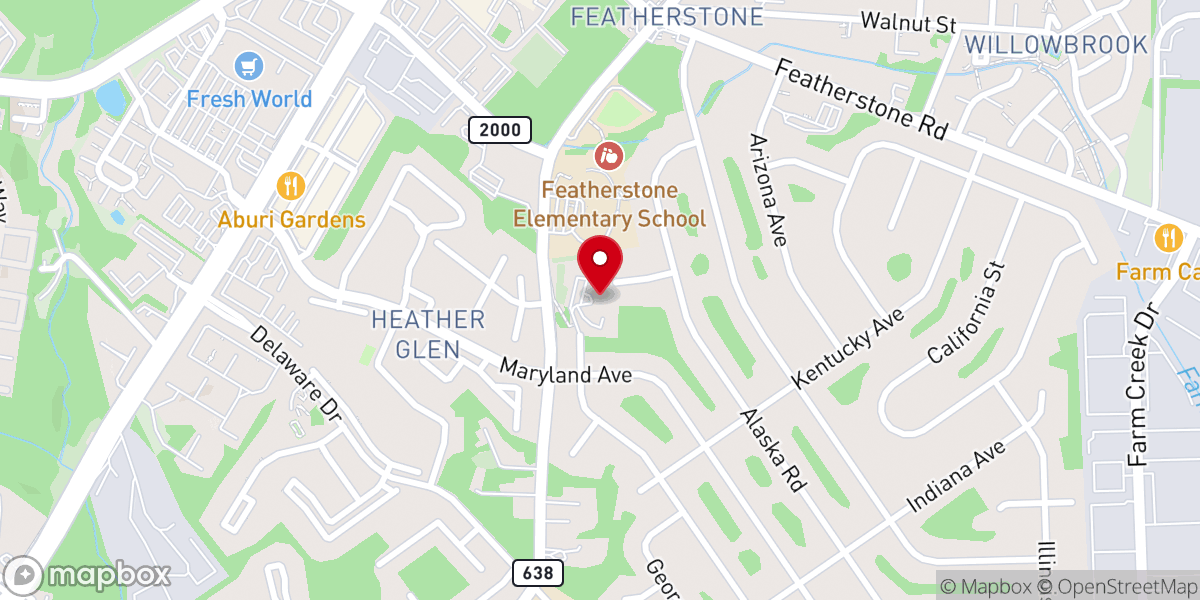 Map showing location of Riverview Church