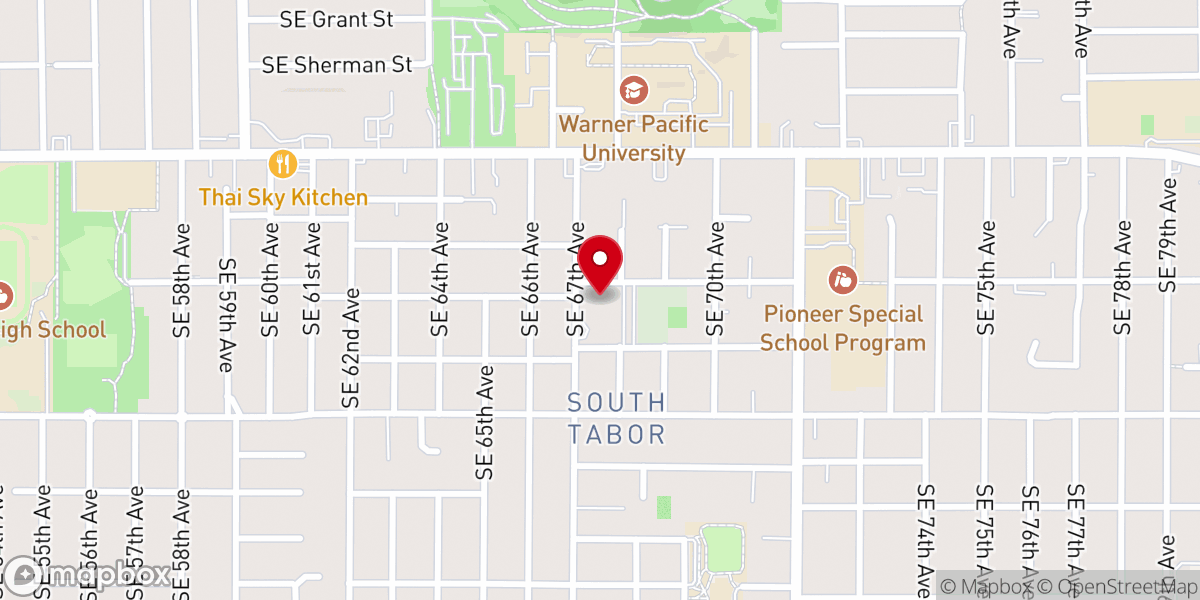Map showing location of Trinity Fellowship Church