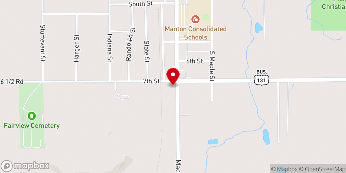 Map showing location of Living Word Ministries