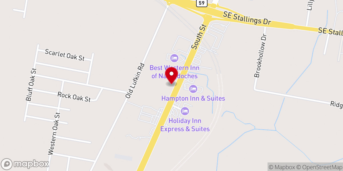 Map showing location of Redemption Baptist Church