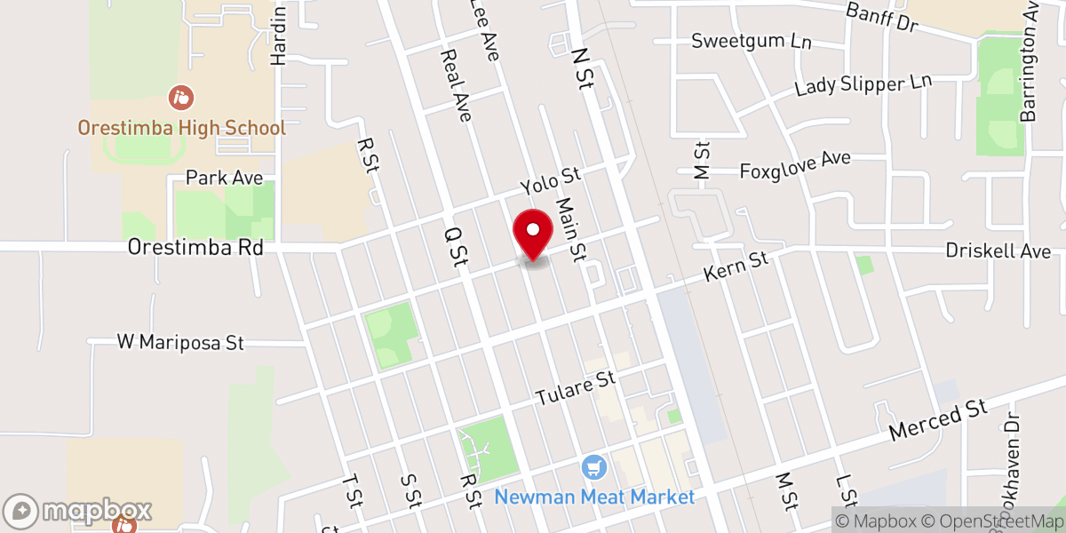 Map showing location of St. James Lutheran Church