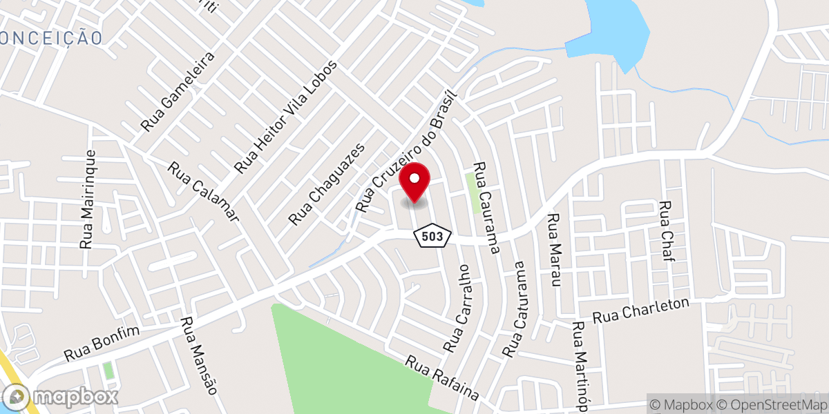 Map showing location of IGREJA BATISTA EBENÉZER - FEIRA SANTANA