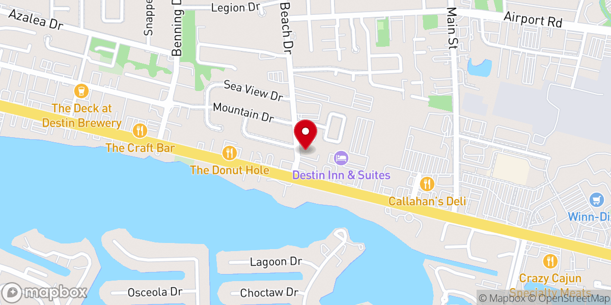 Map showing location of Cornerstone Presbyterian Church