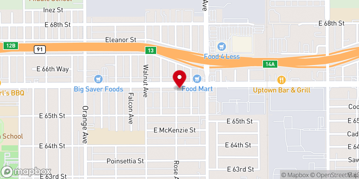 Map showing location of Abundant New Life Family