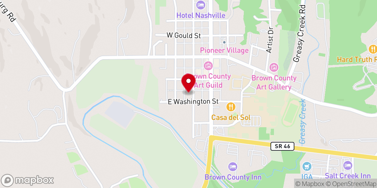 Map showing location of The Salvation Army Brown County