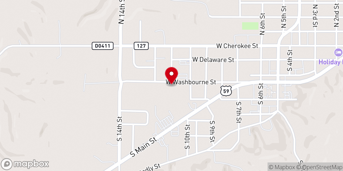 Map showing location of Caring Kitchen Pantry - Food Distribution Center