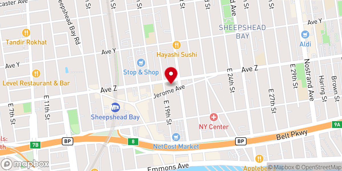 Map showing location of Saint Mark Roman Catholic Church