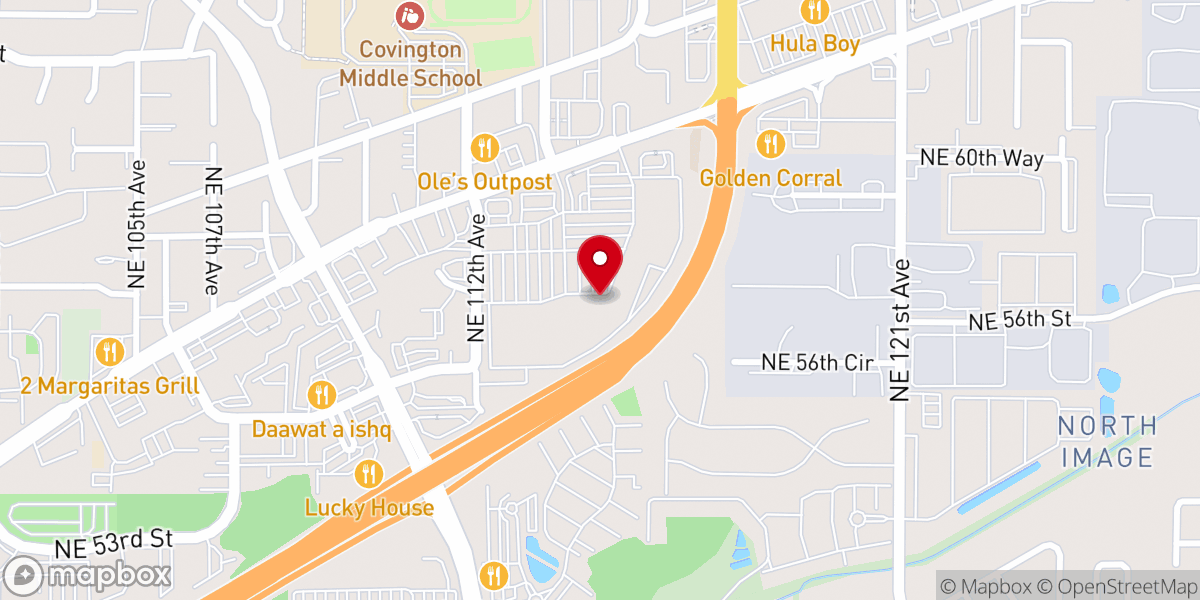 Map showing location of C3 Church, Southwest Washington