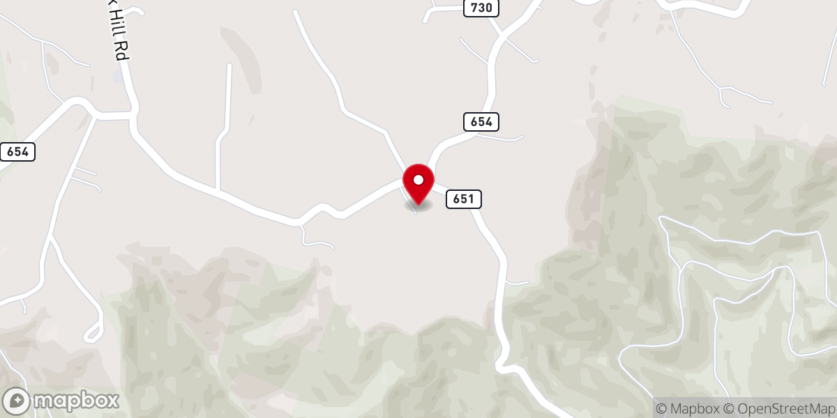 Map showing location of Grace House On The Mountain