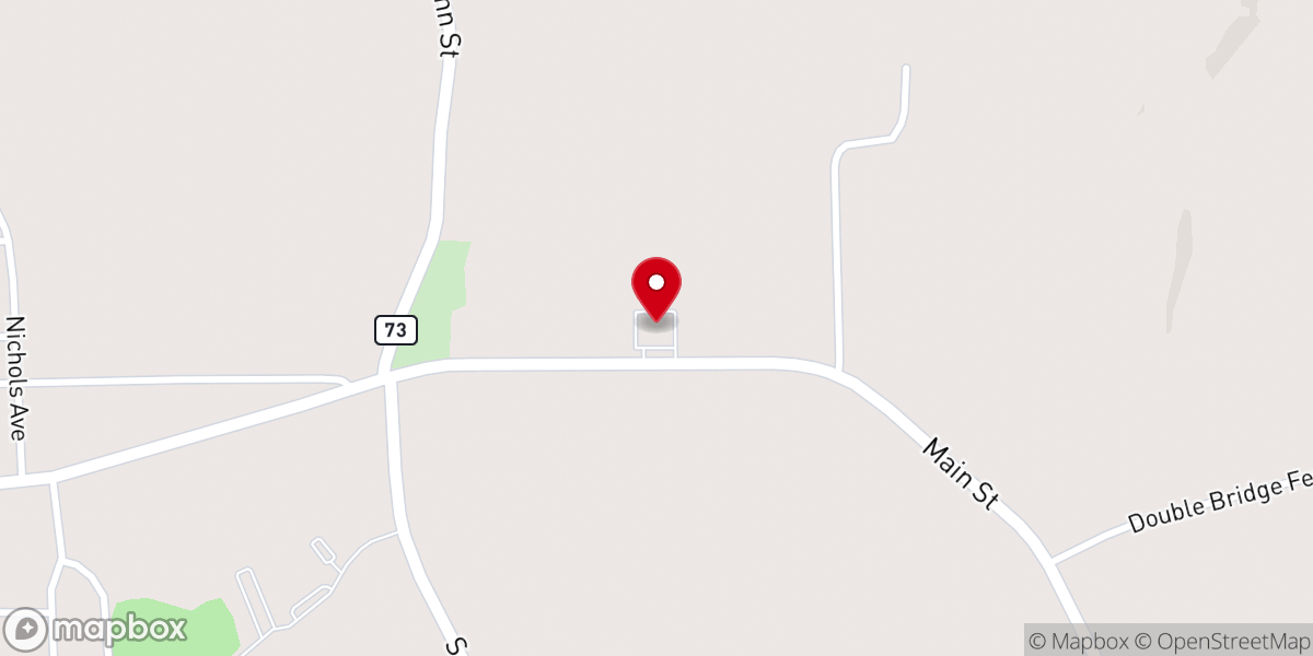 Map showing location of Eclectic United Methodist Church