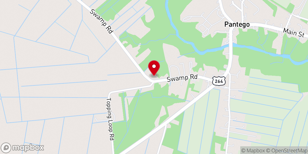 Map showing location of Zion Temple FWB Church