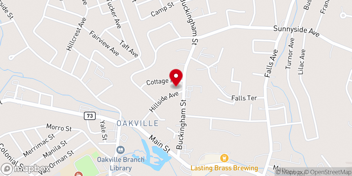 Map showing location of St. Mary Magdalen Catholic Church