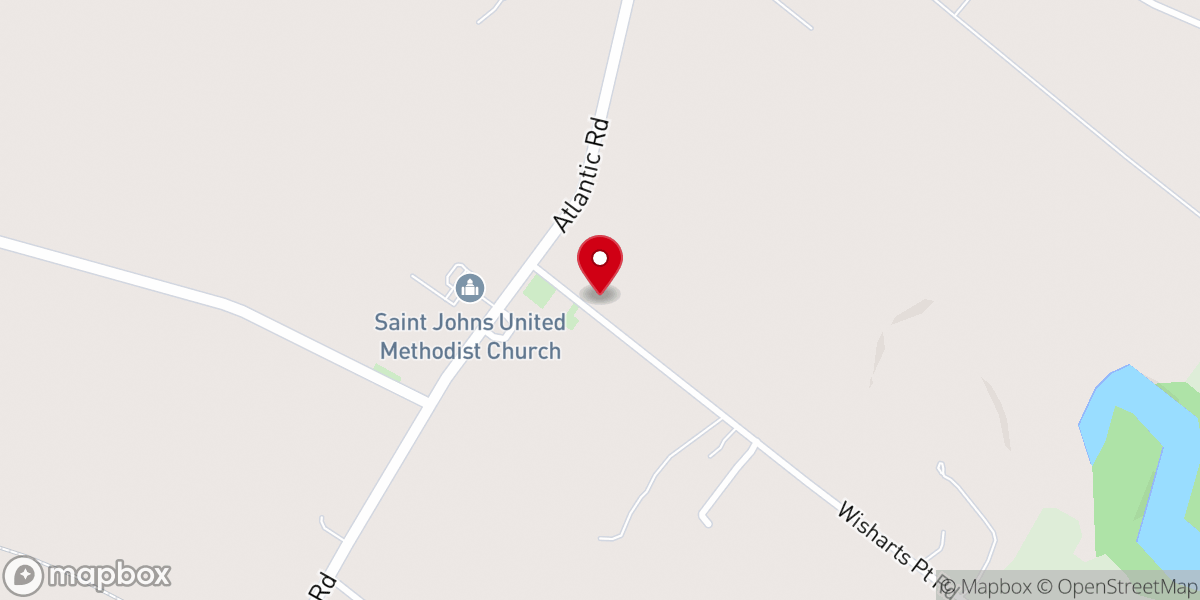 Map showing location of St. Joseph Holiness Church