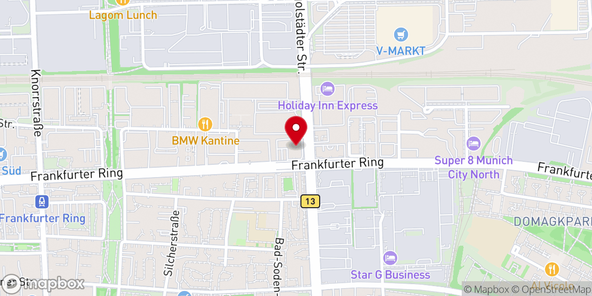 Map showing location of Hope Church