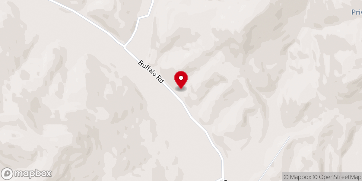 Map showing location of Salem Baptist Church