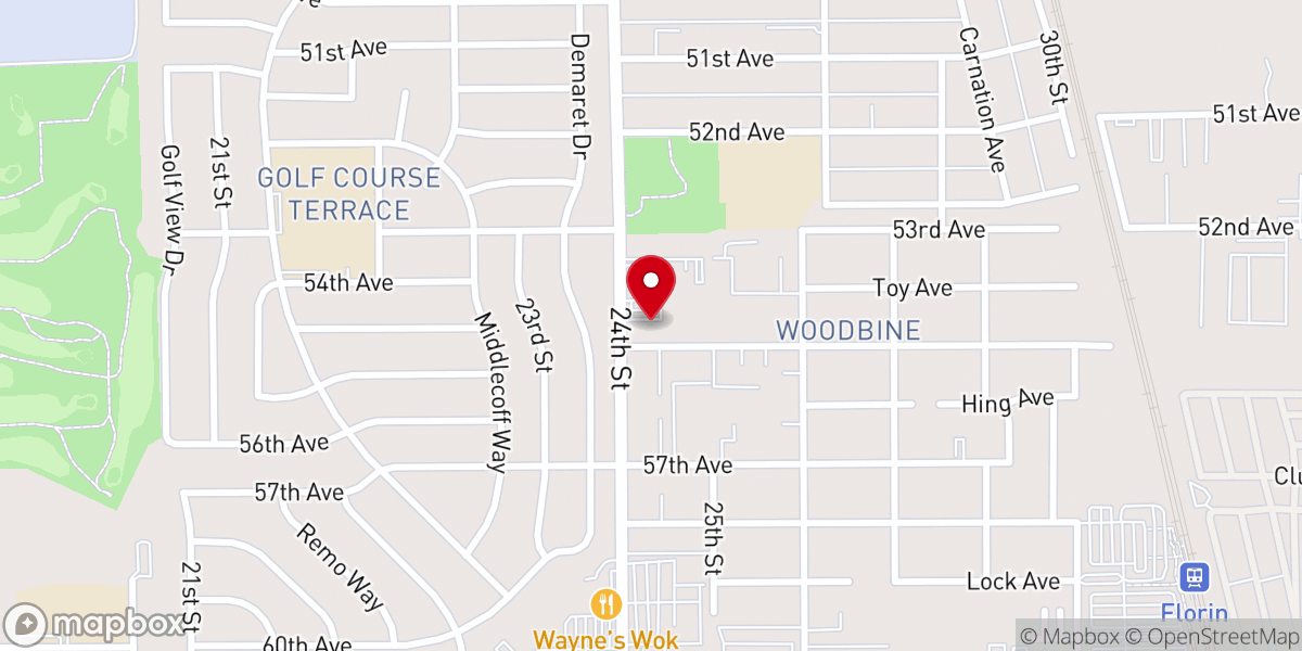 Map showing location of Abundant Life Assemblies Church