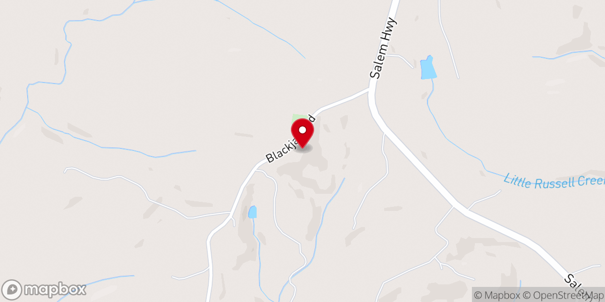 Map showing location of Hylton Thessalonia Primitive Baptist Church