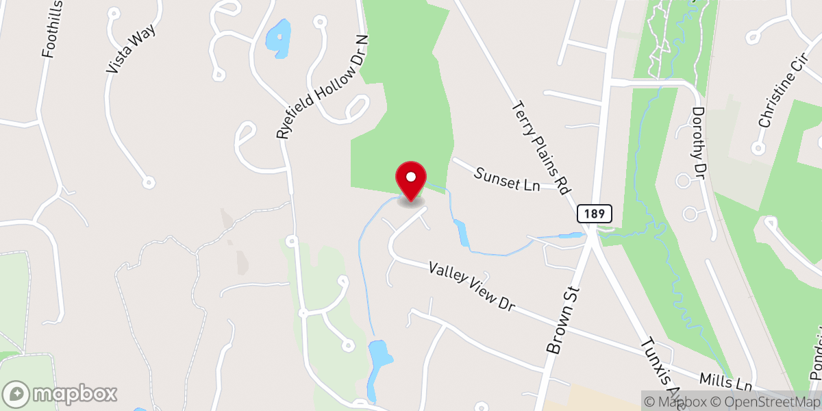 Map showing location of Mt. Calvary Baptist Church