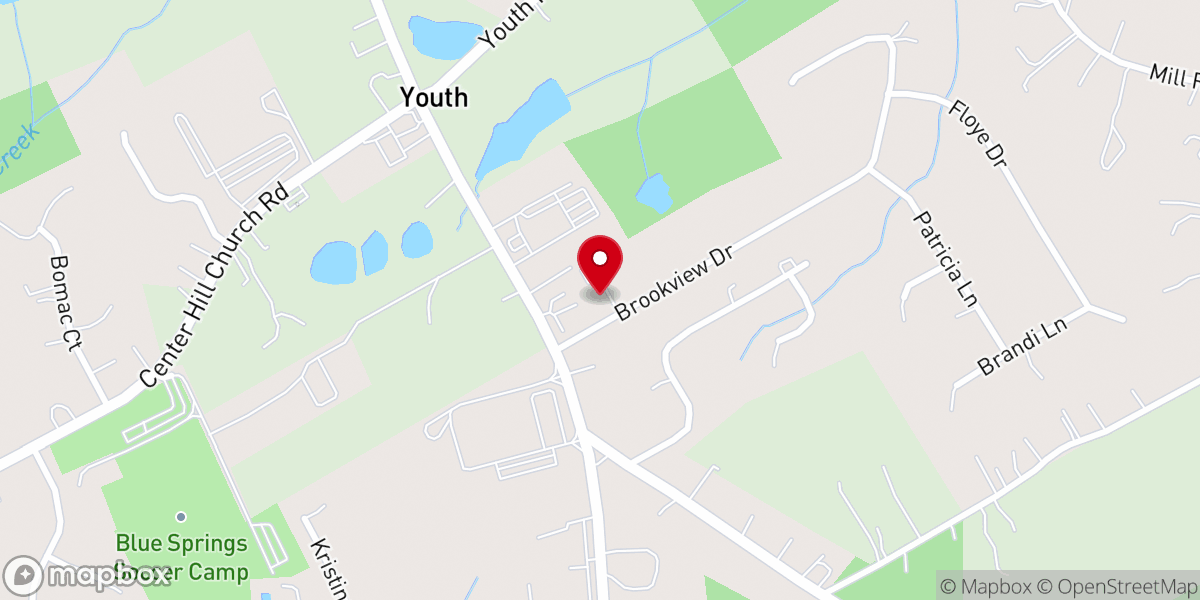 Map showing location of LifePoint Community Church