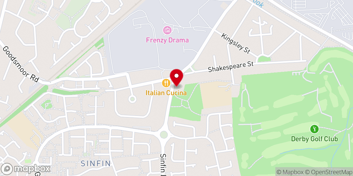 Map showing location of St Stephens Parish Church