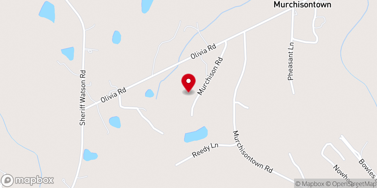 Map showing location of Pilgrim Rest Church