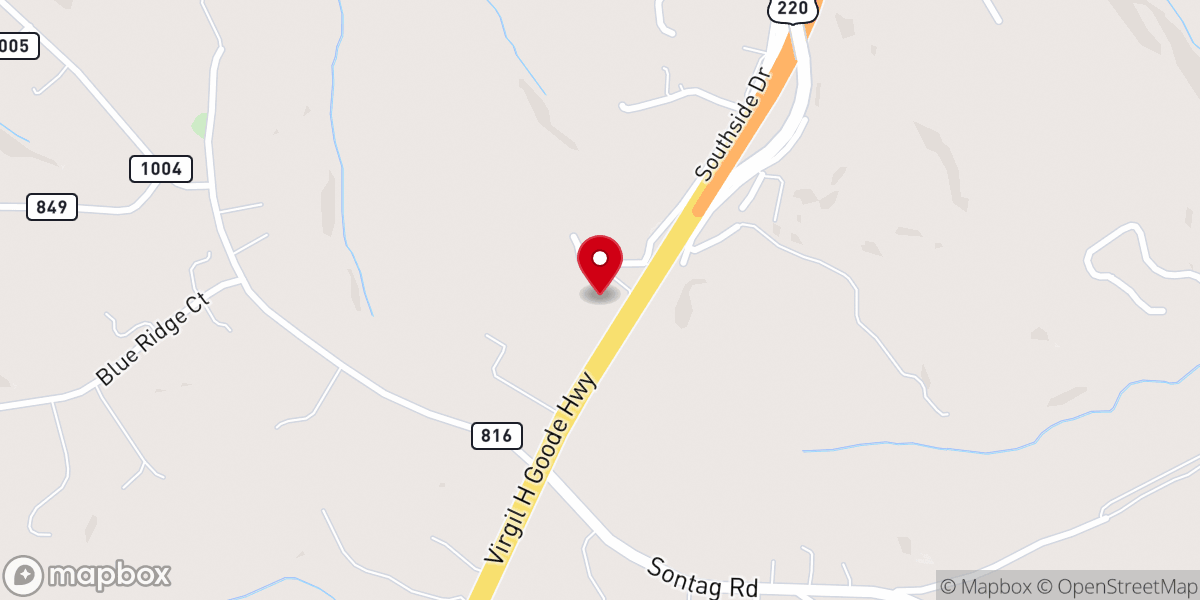 Map showing location of Morningside Baptist Church