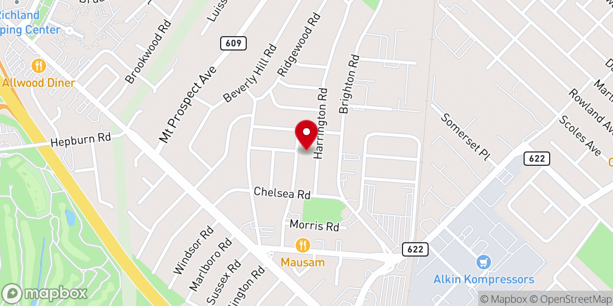 Map showing location of Khal Bloomfield Avenue Inc
